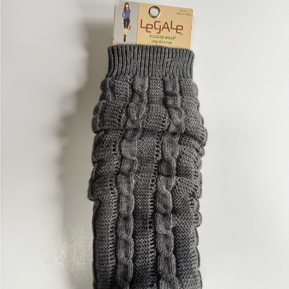 Legale Rugged Wear Leg Warmers Gray One Size